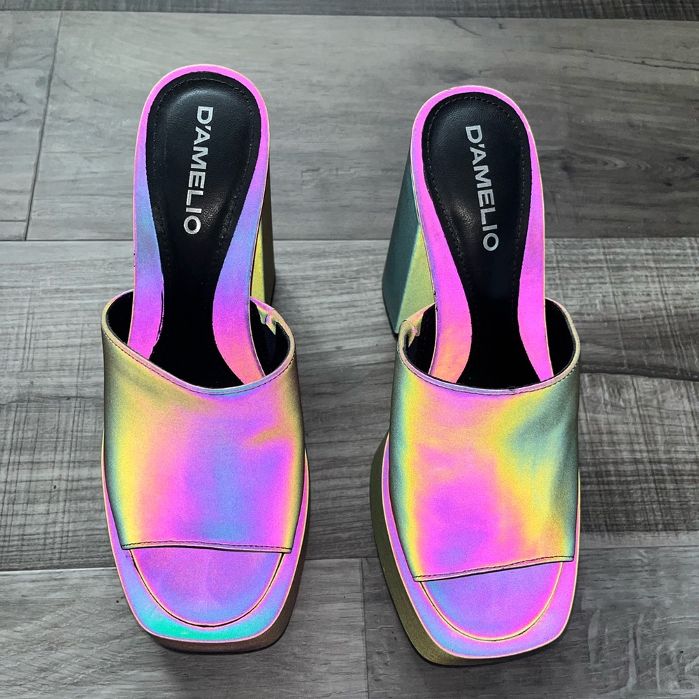 Lulu's reflective Platform Shoes